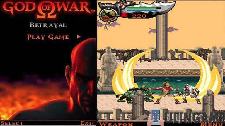 4. Bermain Game Java God Of War Betrayal