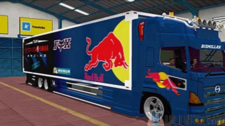 Download Mod Bussid Truck Hino Profia Redbull