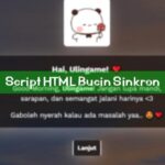 Script Html Bucin Sinkron