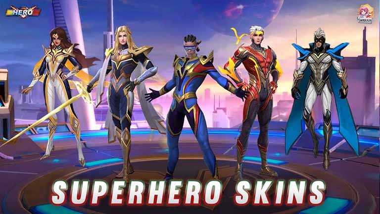 Skin Super Hero Skin Hero Mobile Legend Termahal