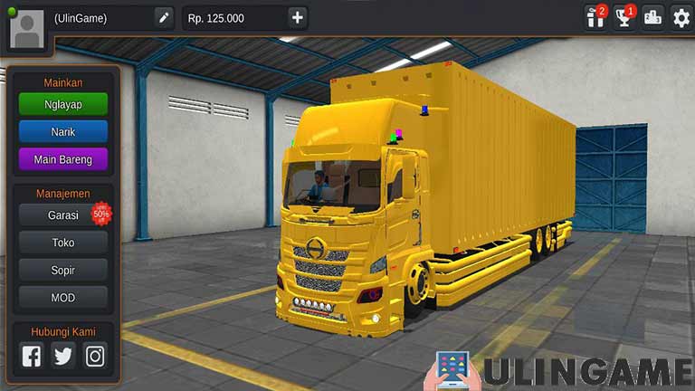 Truck Hino 500 Kontainer Cargo