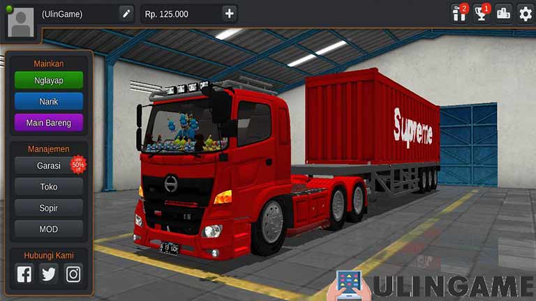 Truck Hino 500 Kontainer Real