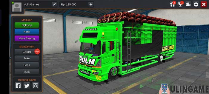 Truck Hino 500 Sawit C24 Hulk Batadores