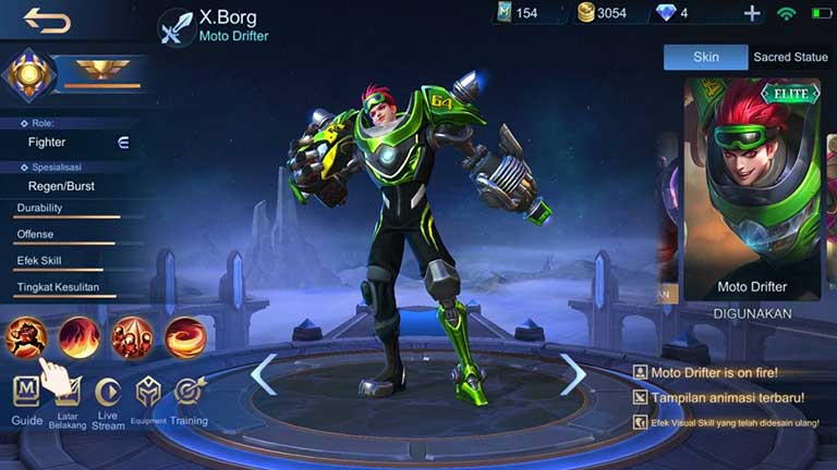 X Borg 1 Hero Terkuat Di Mobile Legends