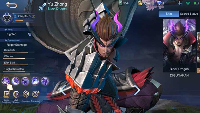 Yu Zhong 2 Hero Terkuat Di Mobile Legends
