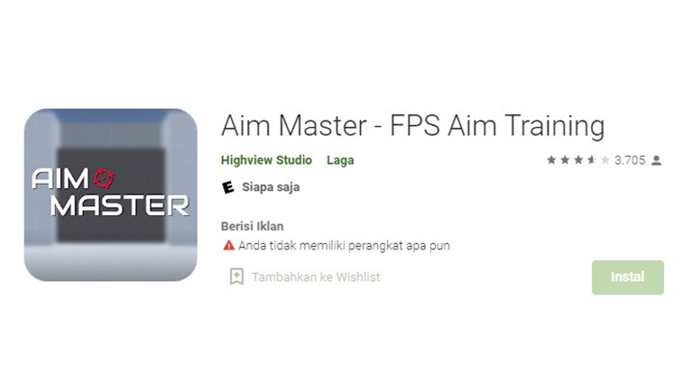 Aplikasi Aim Master Fps Aim Training