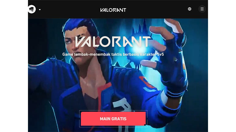 Buka Website Resmi Valorant