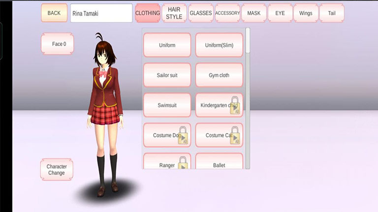 Ganti Baju 1 Cara Bermain Sakura School Simulator